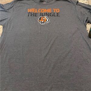 New Majestic T Shirt size 2XL " Welcome To The Jungle" Cincinnati Bengals